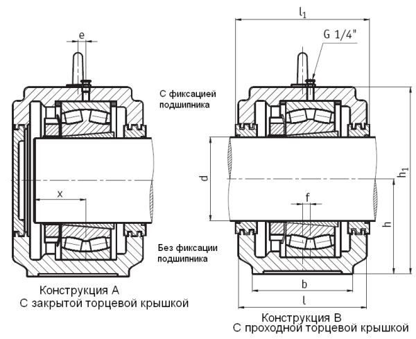 Корпус подшипника разъемный чертеж